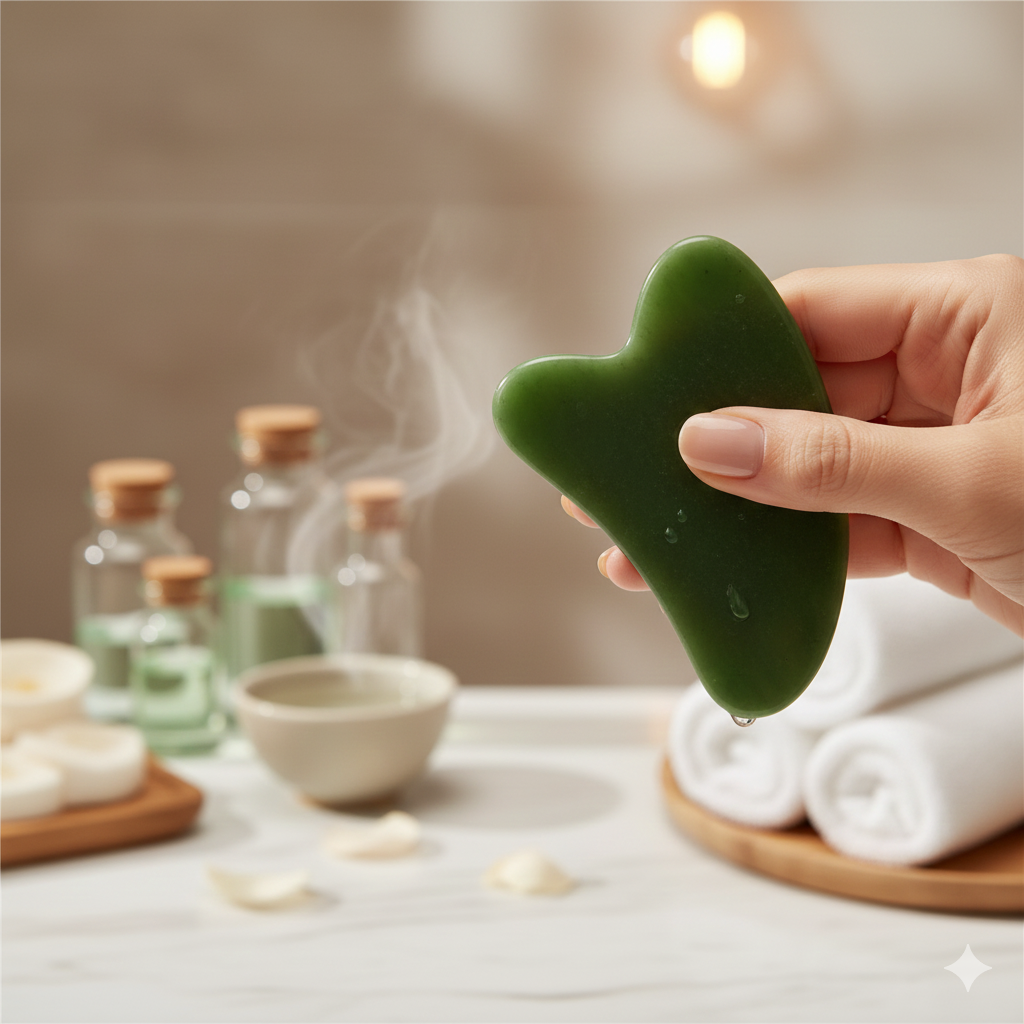 Perawatan Wajah Tradisional Tiongkok (Gua Sha) dalam Rutinitas Modern.